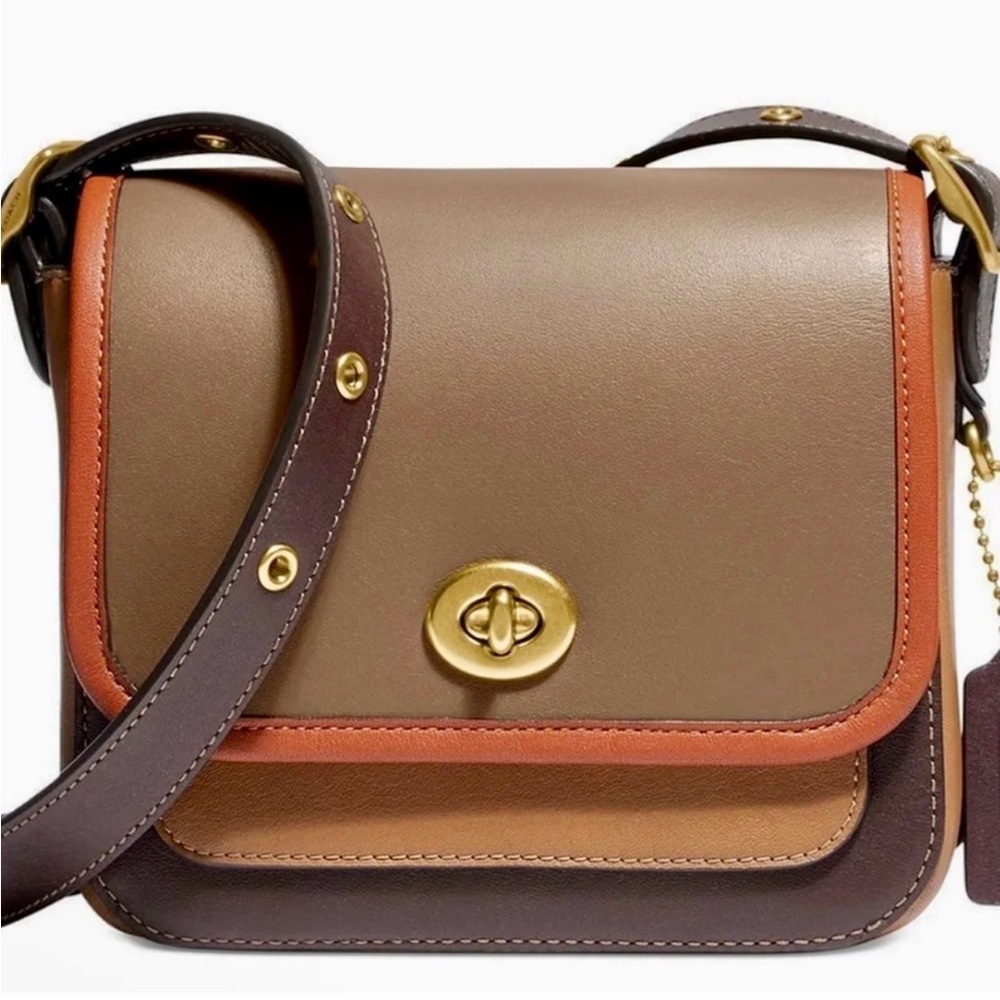 COACH RAMBLER CROSSBODY 16 IN COLORBLOCK
